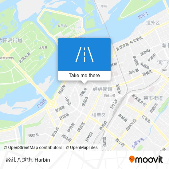 经纬八道街 map
