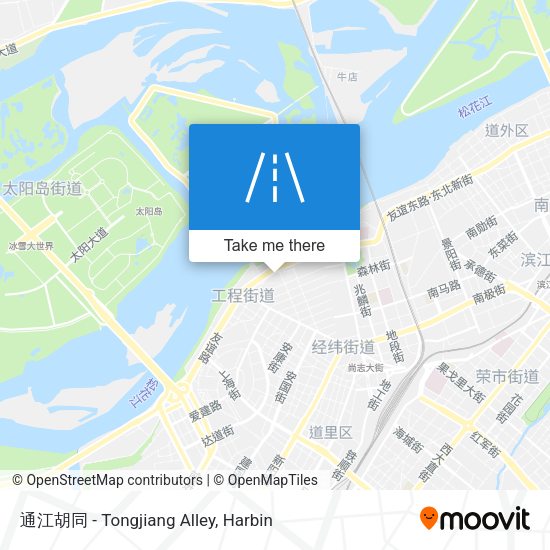 通江胡同 - Tongjiang Alley map
