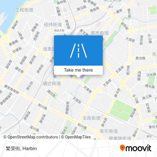 繁荣街 map