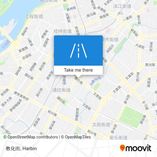 教化街 map
