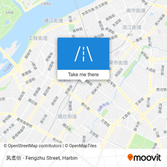 凤翥街 - Fengzhu Street map