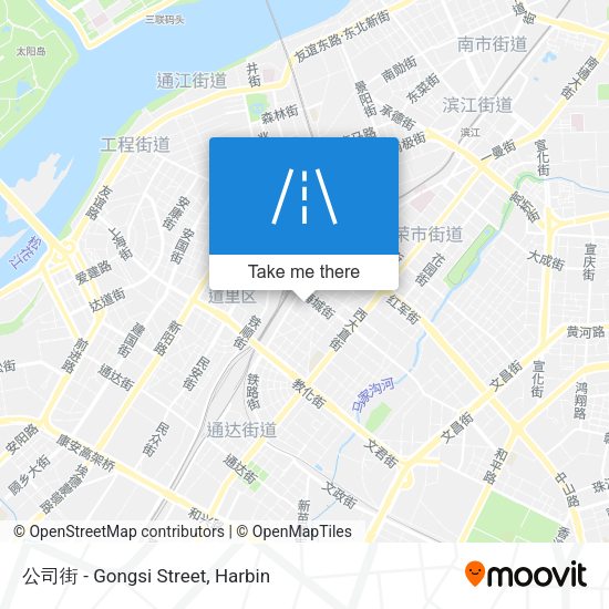 公司街 - Gongsi Street map