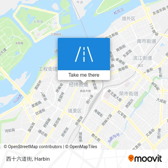 西十六道街 map