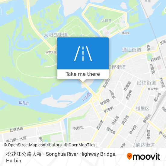 松花江公路大桥 - Songhua River Highway Bridge map