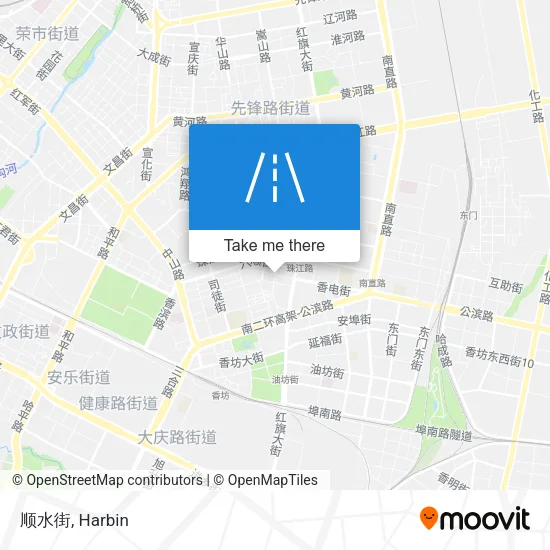 顺水街 map