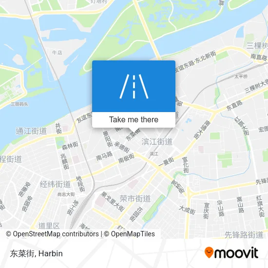 东菜街 map
