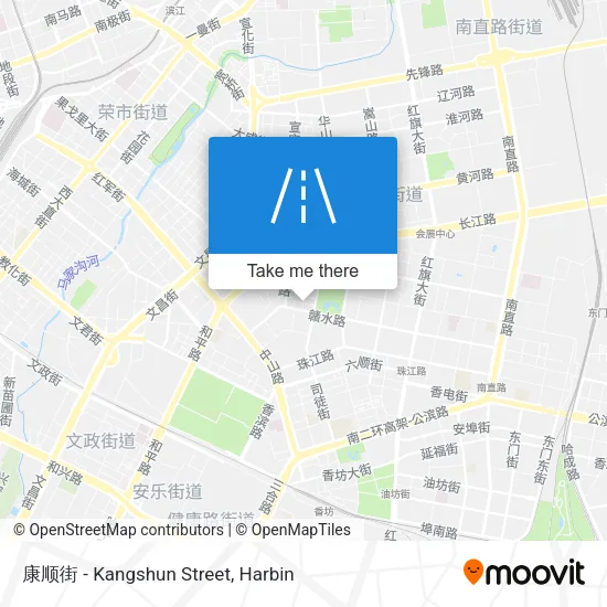 康顺街 - Kangshun Street map
