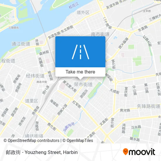 邮政街 - Youzheng Street map