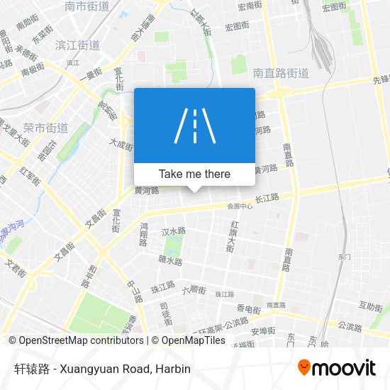 轩辕路 - Xuangyuan Road map