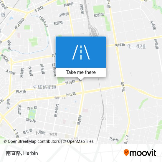 南直路 map