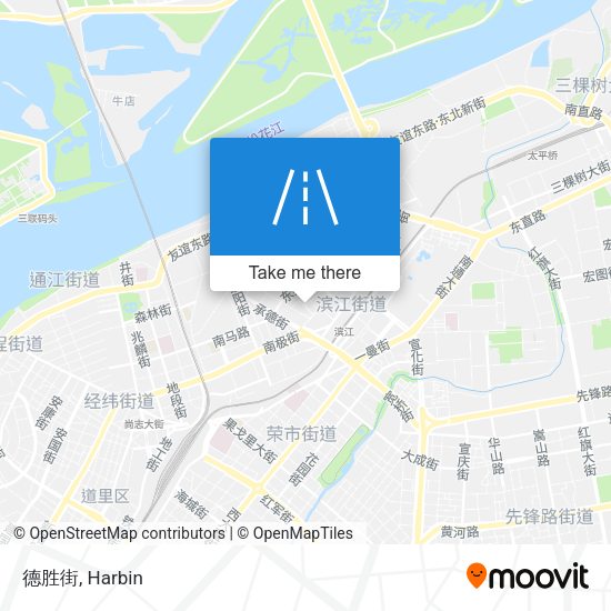 德胜街 map