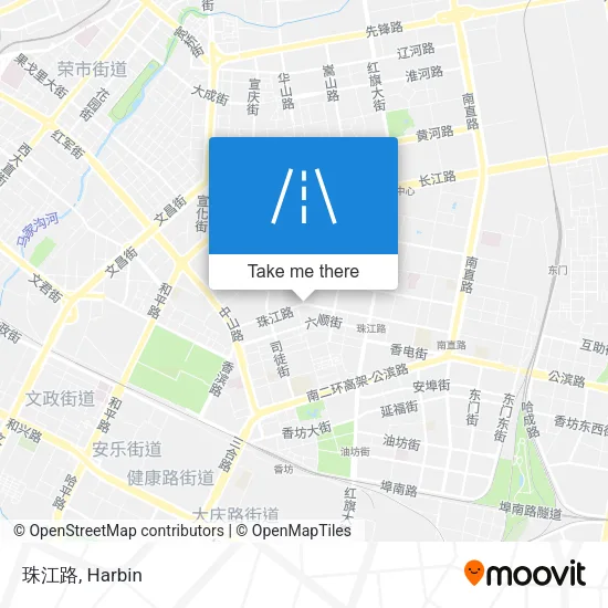 珠江路 map