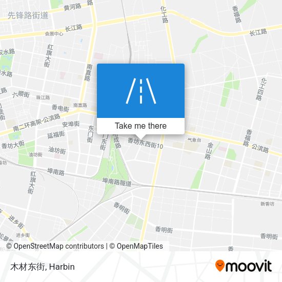 木材东街 map