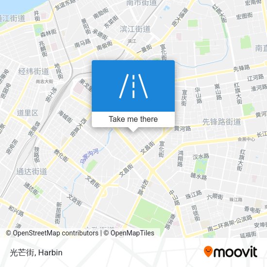 光芒街 map