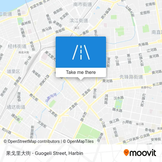 果戈里大街 - Guogeli Street map