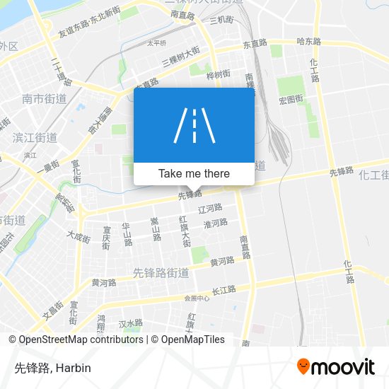 先锋路 map