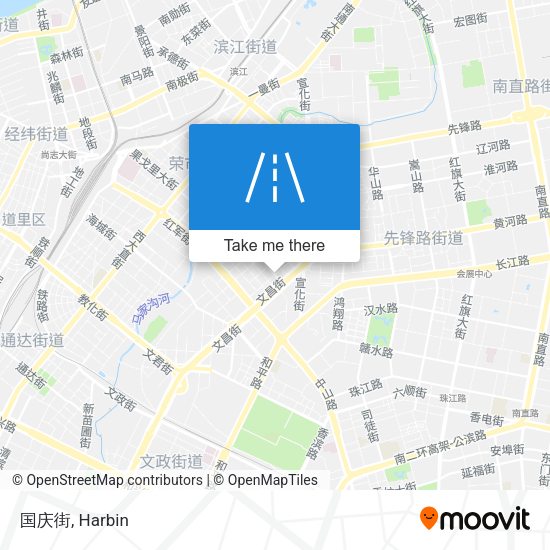 国庆街 map