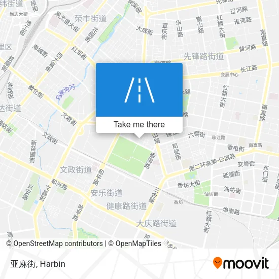 亚麻街 map