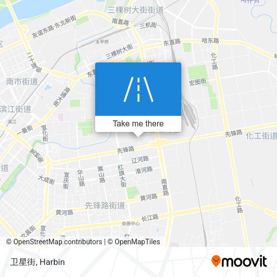 卫星街 map