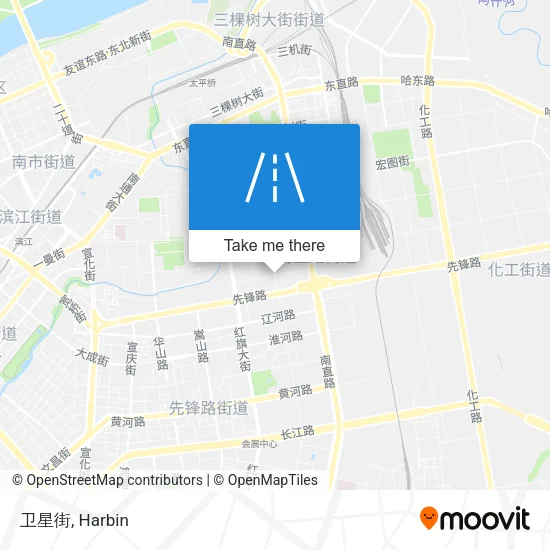 卫星街 map