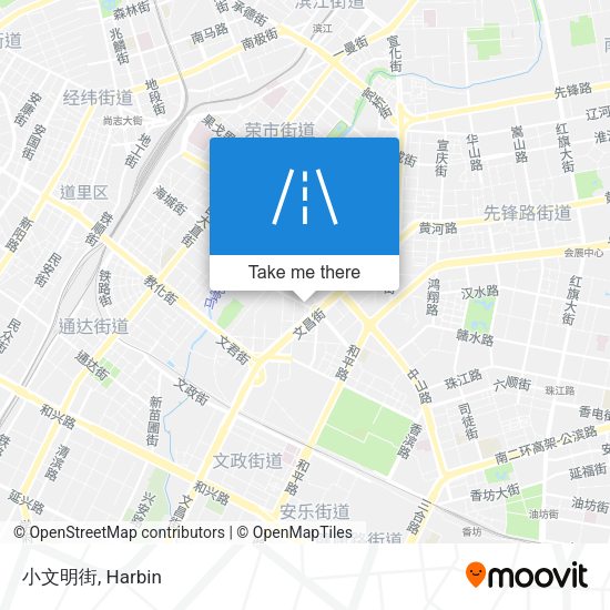 小文明街 map