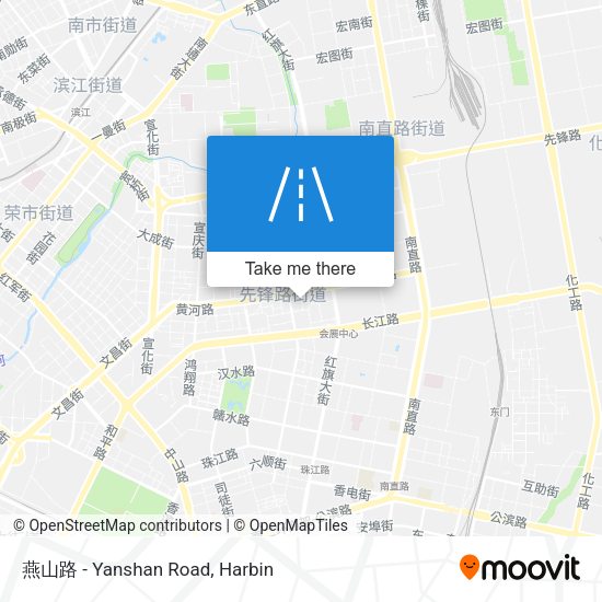燕山路 - Yanshan Road map