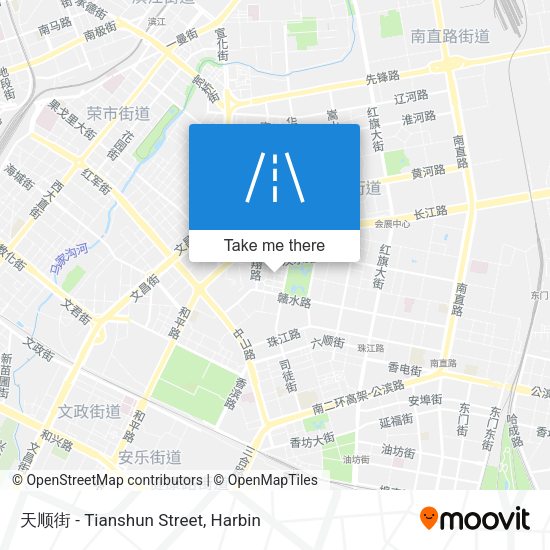 天顺街 - Tianshun Street map