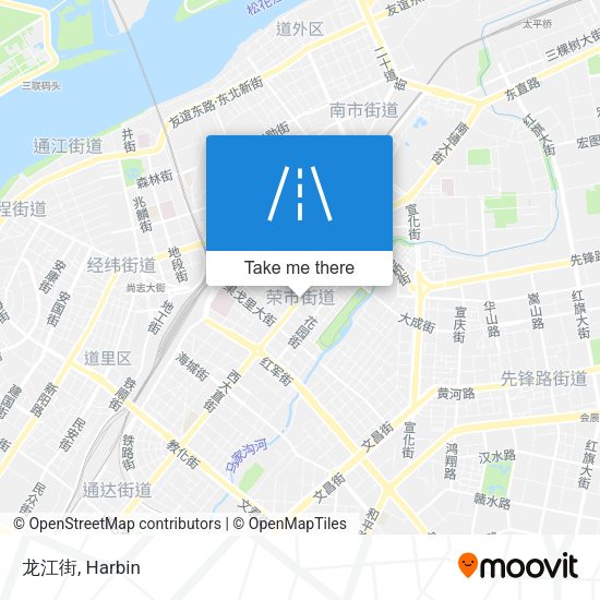 龙江街 map