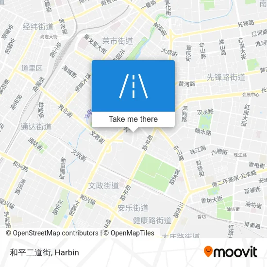 和平二道街 map