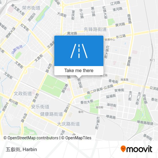 五叙街 map