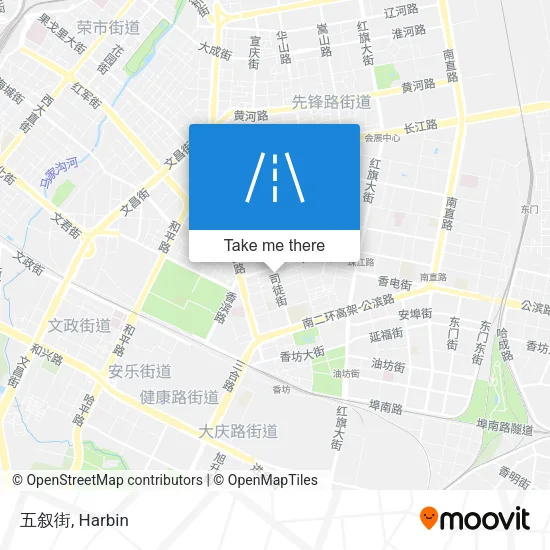 五叙街 map