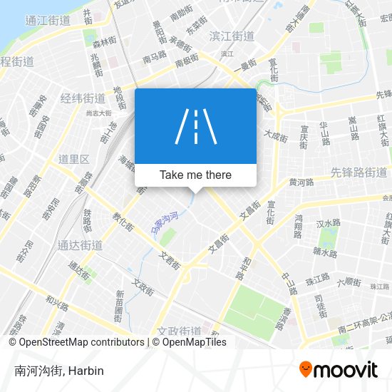南河沟街 map
