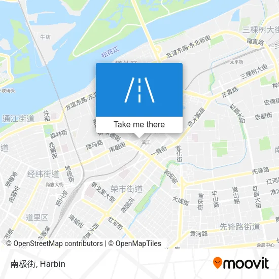 南极街 map