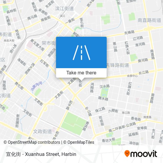 宣化街 - Xuanhua Street map