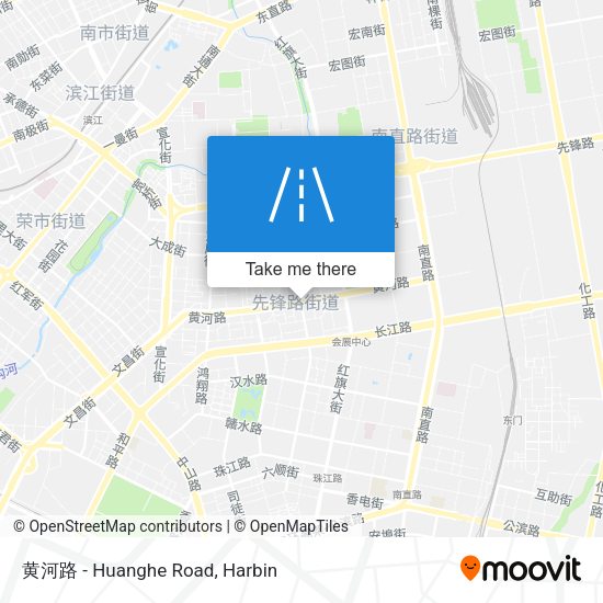 黄河路 - Huanghe Road map