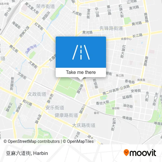 亚麻六道街 map