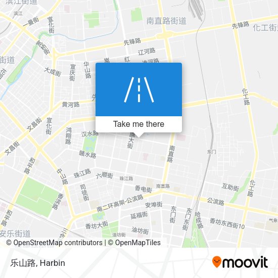 乐山路 map