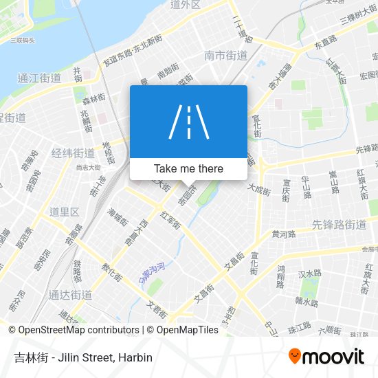 吉林街 - Jilin Street map