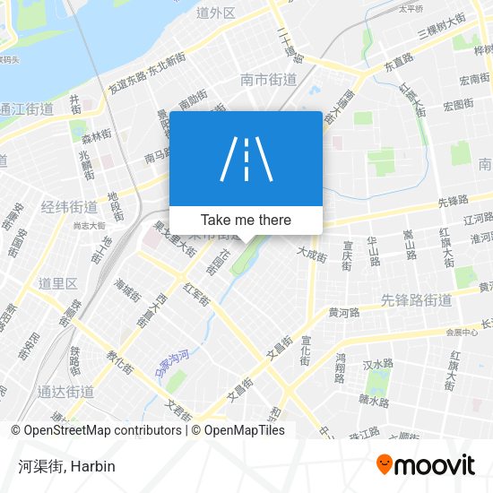 河渠街 map
