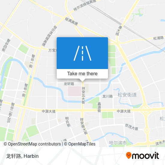 龙轩路 map