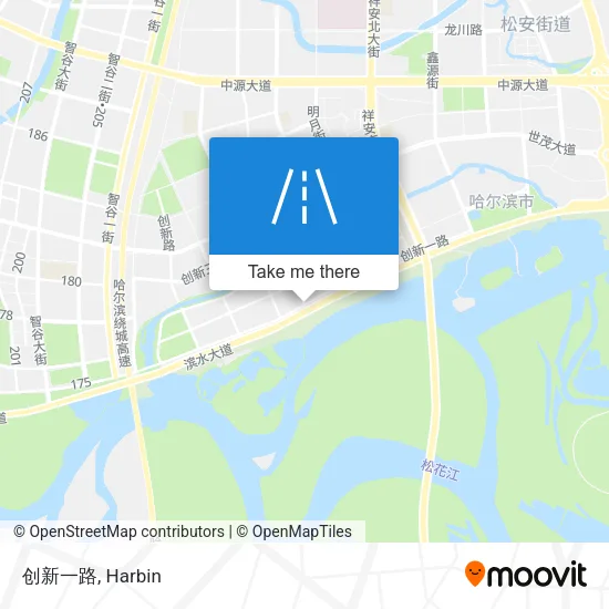 创新一路 map