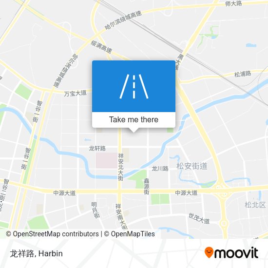 龙祥路 map