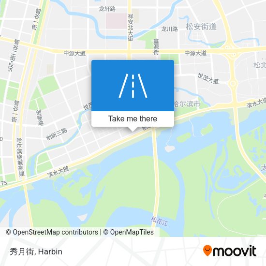 秀月街 map