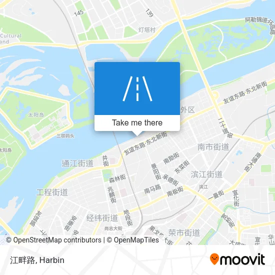 江畔路 map