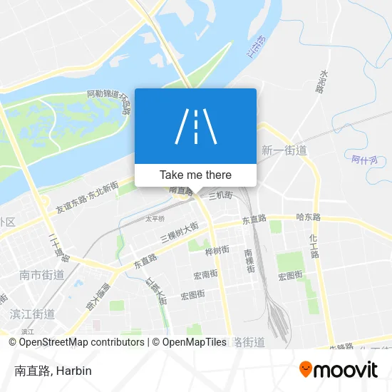 南直路 map