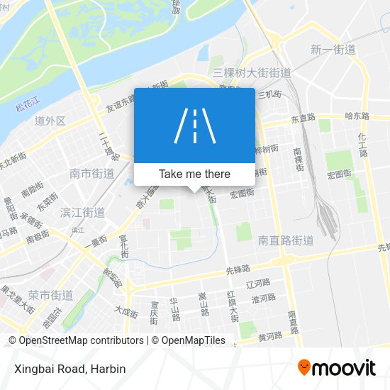 Xingbai Road map