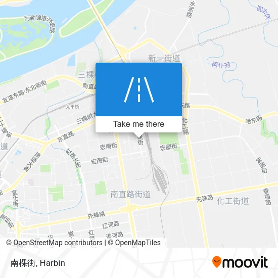 南棵街 map