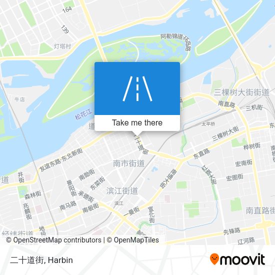 二十道街 map