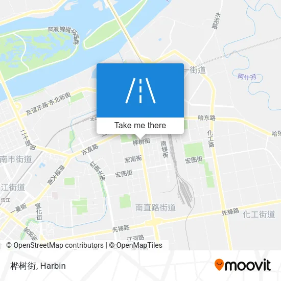 桦树街 map