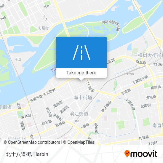 北十八道街 map
